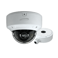 Speco Technologies VLDT6M 2MP HD-TVI Dome Camera, IR, 2.8-12mm Motorized Lens, Included Junc Box, White Housing