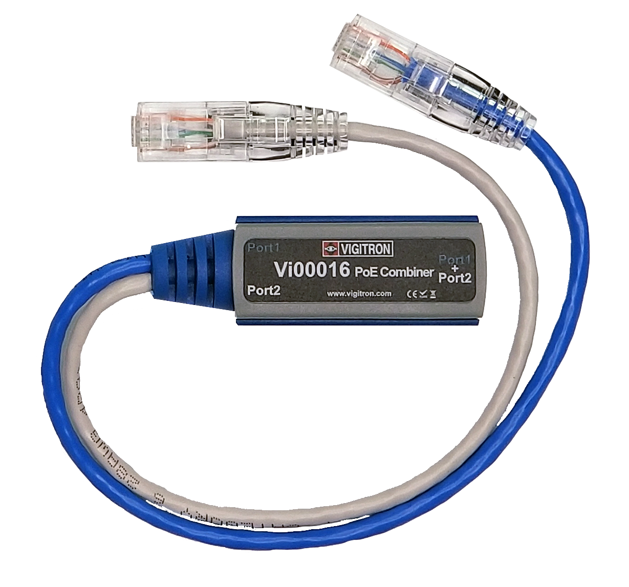 Vigitron Vi00016 Dual port PoE combiner up to 74W