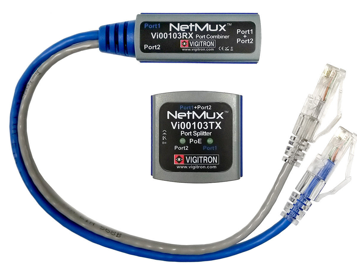 Vigitron Vi00103 NetMux Ethernet and PoE Port Multiplexer