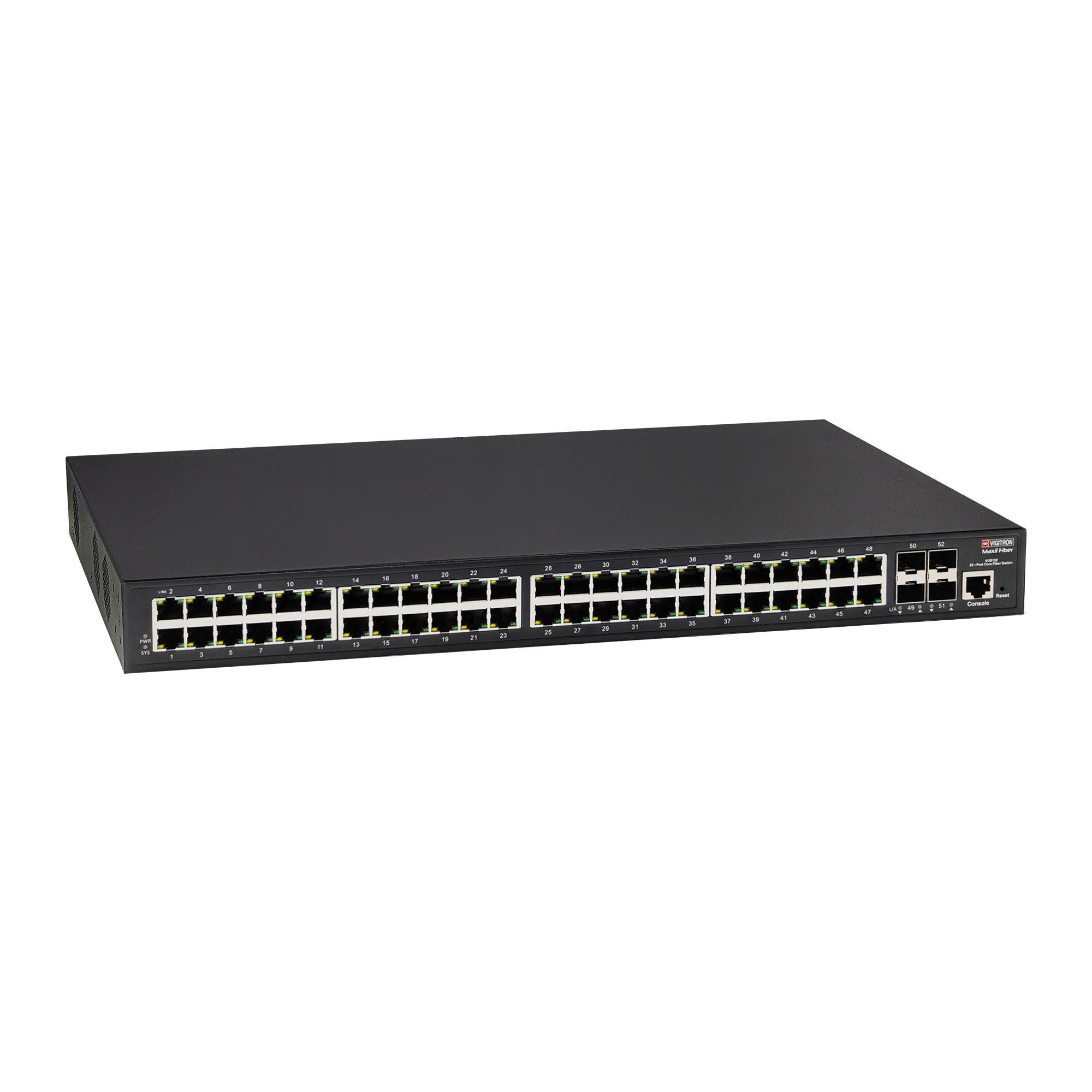 Vigitron Vi30152  52 -Port MaxiiNet™ L2+/L3 Network Switch 48 X1G UTP ports, 4 X 1G/2.5G/10G fiber uplink ports