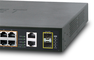 Planet WGSW-2620HP 24 Port Managed Network Switch