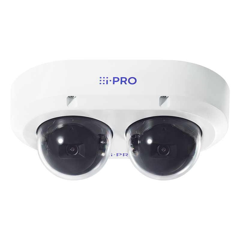 i-PRO WV-S85702-F3L 2 x 4K IR Outdoor Multi-directional Network Camera with AI Engine