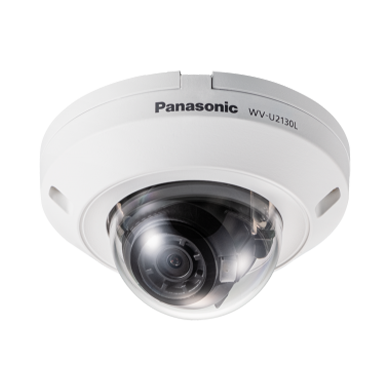 i-PRO WV-U2130L FULLHD INDOOR DOME NETWORK CAMERA, H.265, WITH IR-LED