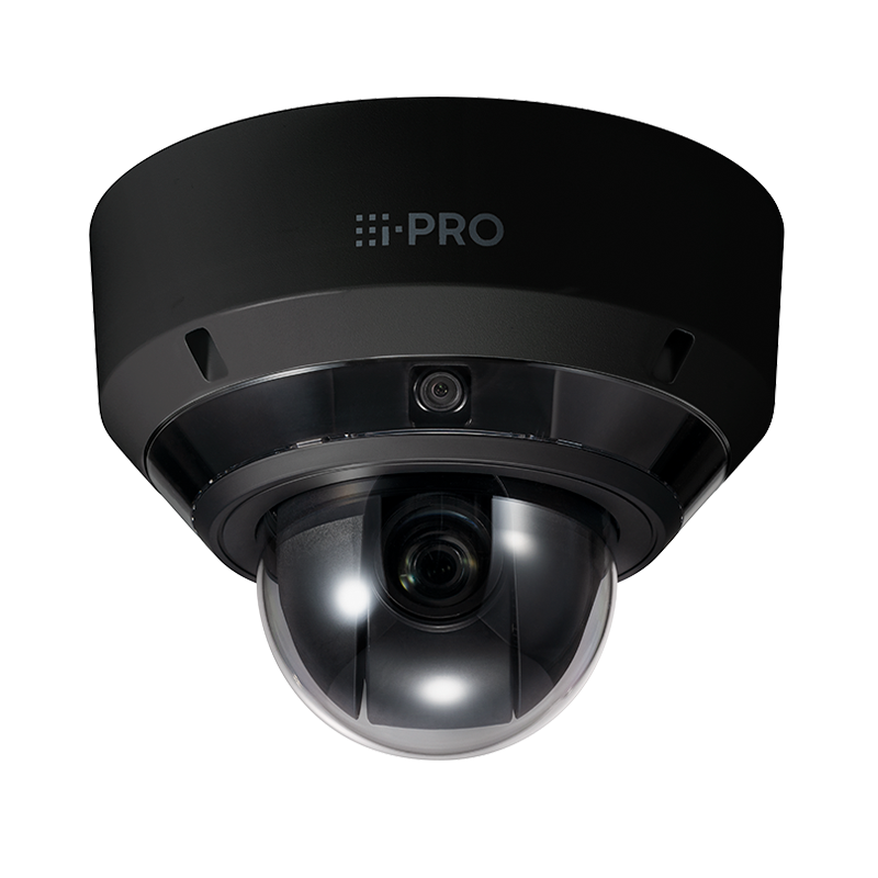 i-PRO WV-X86530-Z2-1 3x5MP Outdoor Multi-directional + 2MP (1080p) 21x PTZ Network Camera with AI Engine