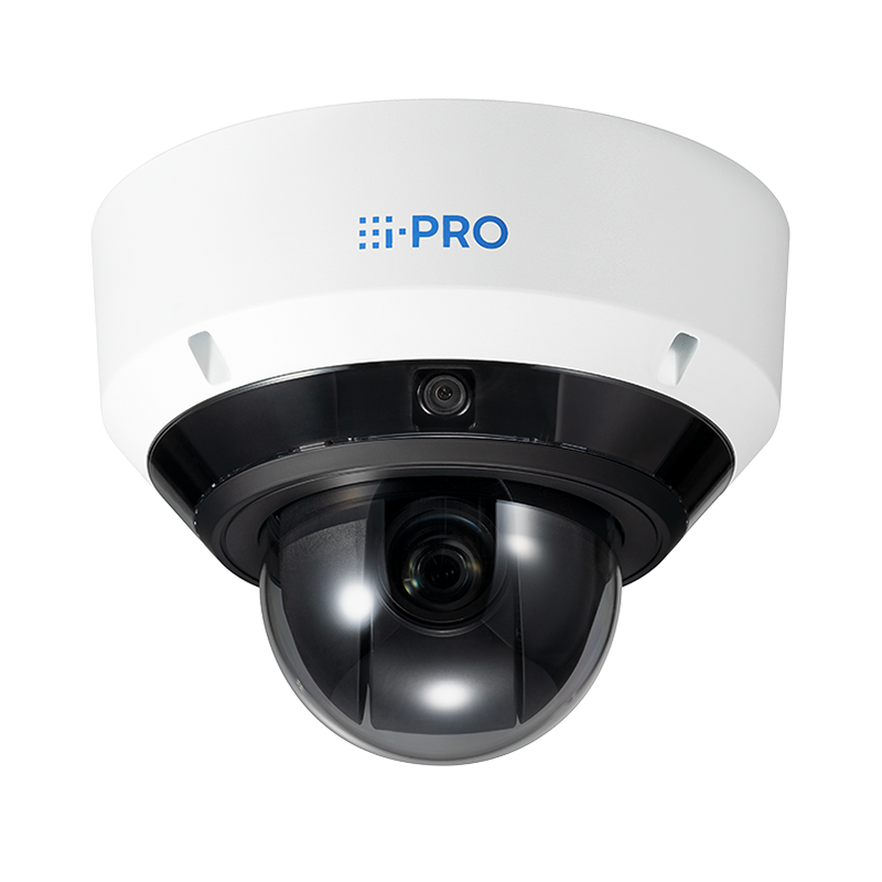 i-PRO WV-X86530-Z2 3x5MP Outdoor Multi-directional + 2MP (1080p) 21x PTZ Network Camera with AI Engine