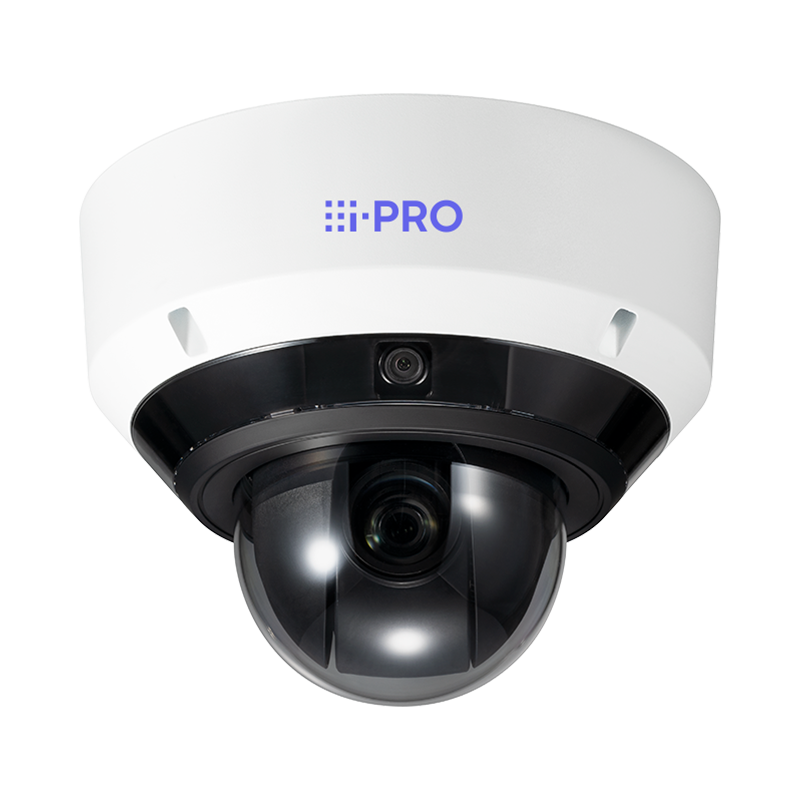 i-PRO WV-X86530A-Z2 3 x 5MP AI Outdoor Multi-directional + 2MP AI Outdoor PTZ Camera (21x zoom)