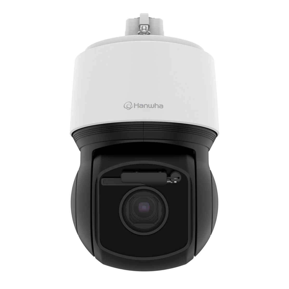 Hanwha XNP-C9303RW 8MP 30x AI PTZ Camera with built-in wiper