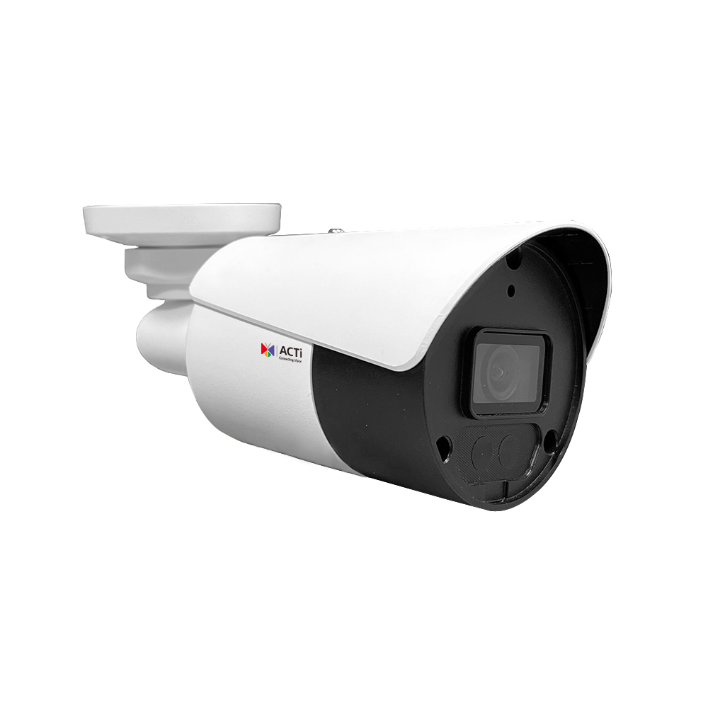 ACTi Z318 8MP Deep Learning AI LightGuard f2.8mm Fixed Bullet with IR LED 50m, WDR 130dB