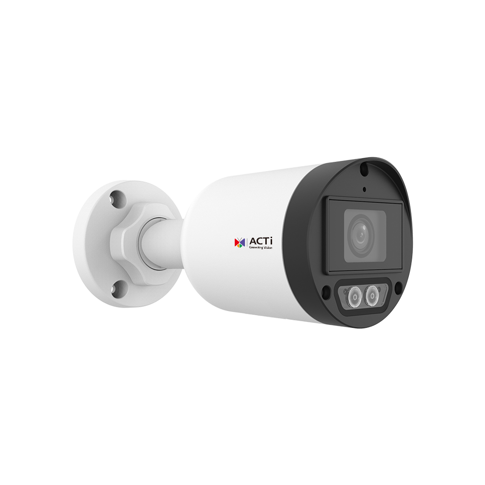 ACTi Z330-P1 2MP Deep Learning AI ColorGuard f4.0mm Fixed Bullet with IR LED 50m