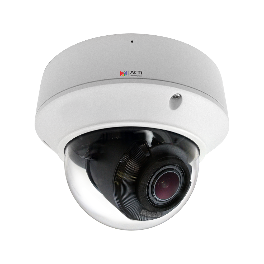 ACTi Z818 8MP Deep Learning AI 5x Outdoor Zoom Dome with IR