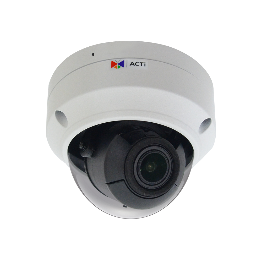 ACTi Z812 2MP 4.3x Outdoor Zoom Dome with IR LED 60m, WDR 120dB