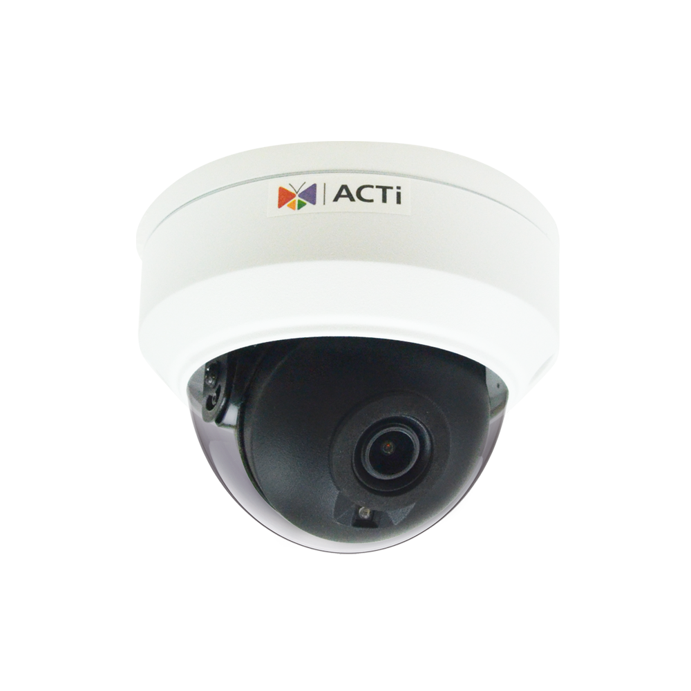 ACTi Z913 8MP Deep Learning AI LightGuard f2.8mm Outdoor Fixed Dome with IR LED 50m, WDR 130dB
