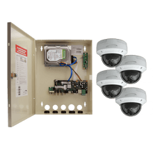 Speco Technologies ZIPTW4D1 4CH HD-TVI WALL MT DVR, 1080p, 60fps, 1TB w/ 4 Outdoor IR Dome Cameras 2.8mm lens, White