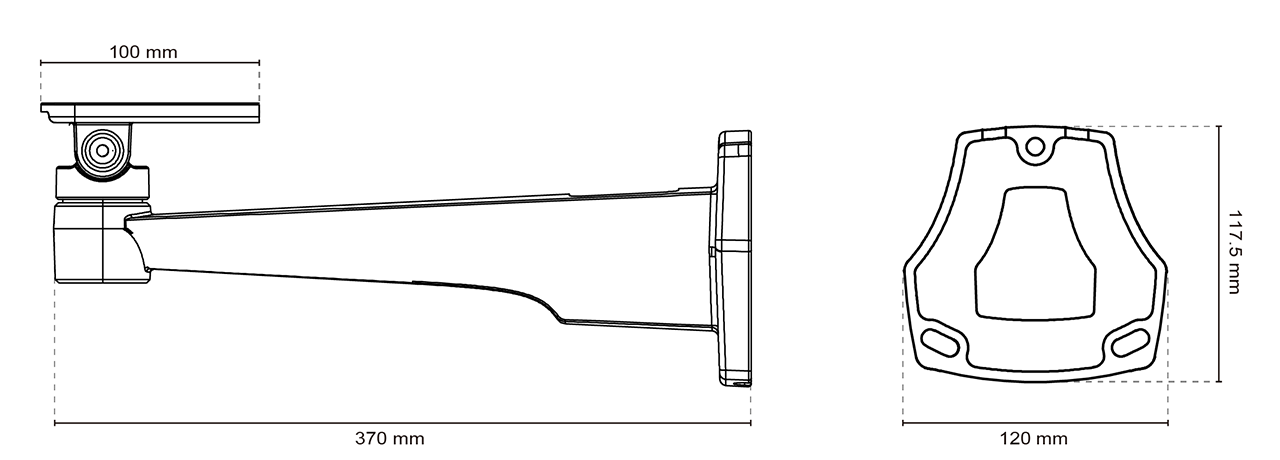 Vivotek AM-21D dimensions