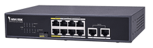 Vivotek AW-FET-100C-120 Unmanaged 8xFE PoE + 1xGE UTP + 1xGE SFP Switch