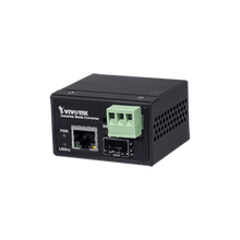 Vivotek AW-IHS-0202 Industrial 1xFE + 1xFE SFP Media Converter