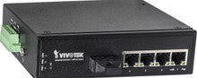 Vivotek AW-IHT-0501 4-Port Industrial PoE + Multi-Mode 2KM Switch