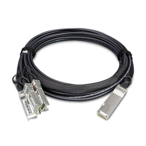 Planet CB-QSFP4X10G-5M 40G QSFP+ to 4 10G SFP+ Direct Attached Copper Cable - 5M