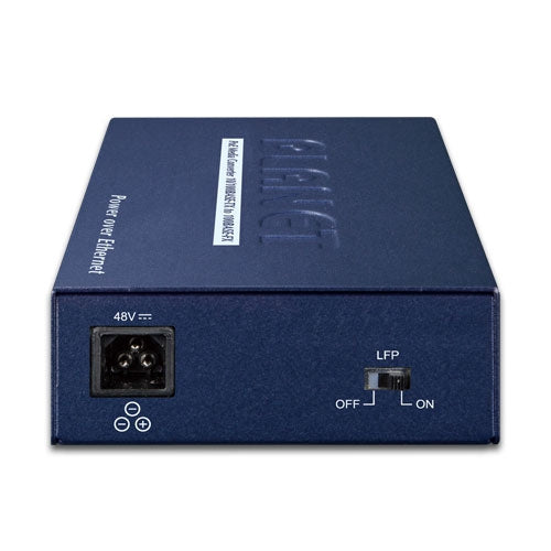 Planet FTP-802S15 IEEE802.3af PoE 10/100TX - 100Base-FX (SC) Single Mode Fiber