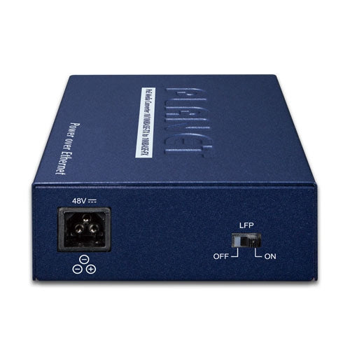 Planet FTP-802S15 IEEE802.3af PoE 10/100TX - 100Base-FX (SC) Single Mode Fiber