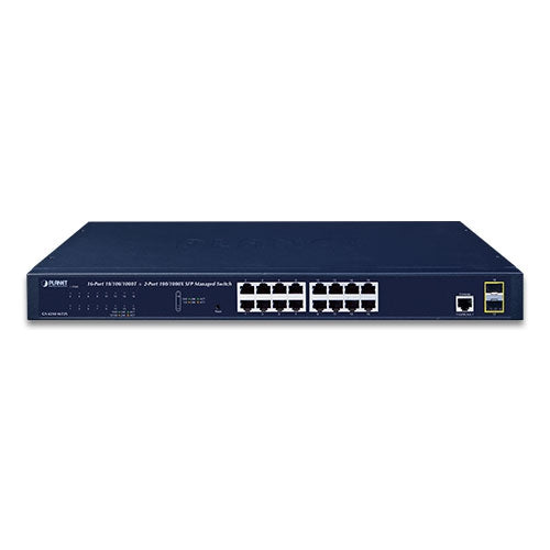 Planet GS-4210-16T2S 16-Port Layer 2 Managed Gigabit Ethernet Switch W/2 SFP Interfaces