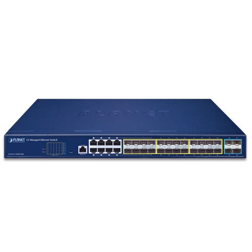 Planet GS-6311-16S8C4XR Layer 3 16-Port 100/1000X SFP + 8-Port Gigabit TP/SFP combo