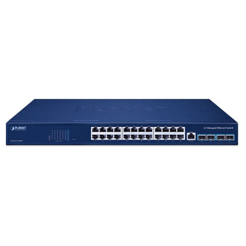 Planet GS-6311-24T4X Layer 3 24-Port 10/100/1000T + 4-Port 10G SFP+ Managed Ether