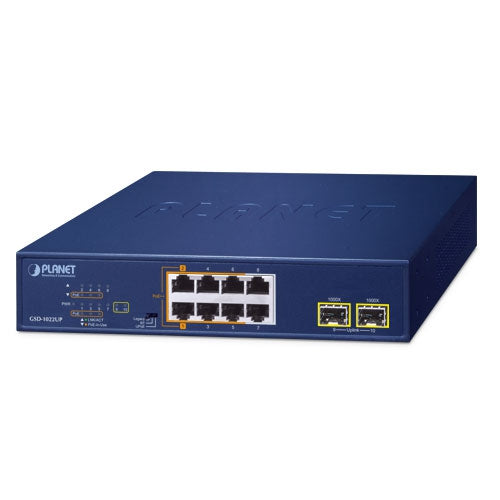 Planet GSD-1022UP 2-Port 10/100/1000T 802.3bt PoE + 4-Port 10/100/1000T 802.3a