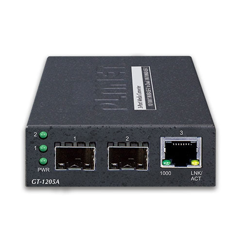 Planet GT-1205A 1-Port 10/100/1000BASE-T - 2-Port 100/1000BASE-X SFP Switch/