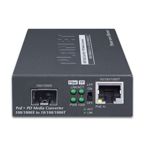 Planet GT-805A 10/100/1000BASE-T to 100/1000BASE-X SFP Media Converter