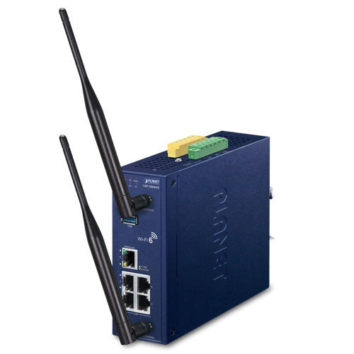 Planet IAP-1800AX IP30 Industrial Wi-Fi 6 802.11ax 1800Mbps Dual Band Wireless