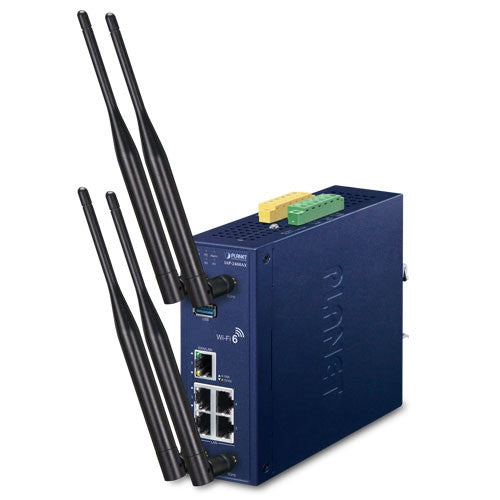 Planet IAP-2400AX IP30 Industrial Wi-Fi 6 802.11ax 2400Mbps 5GHz Wireless