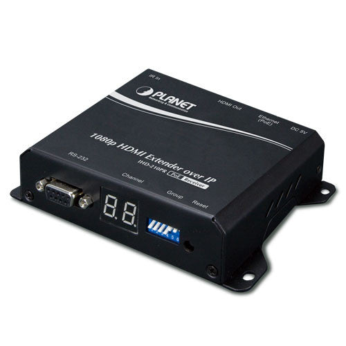 Planet IHD-210PR HDMI Extender Receiver over IP with PoE - High Definition