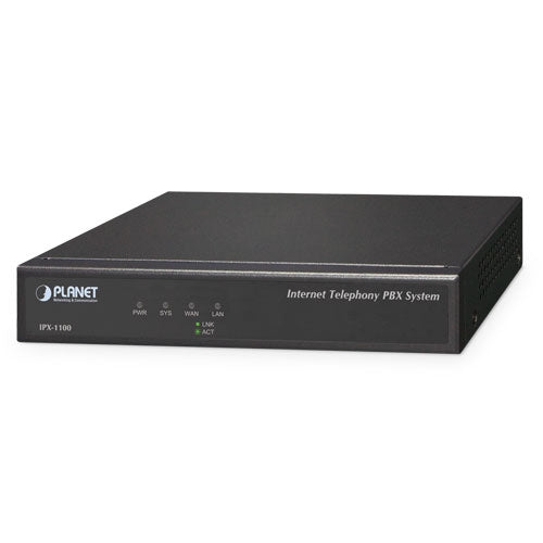 Planet IPX-1100 100 User Asterisk base Advance IP PBX, IETF SIP/IAX2, T.38 F