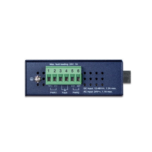 Planet ISW-621 IP30 Slim Type 4-Port Industrial Ethernet Switch + 2-Port 10