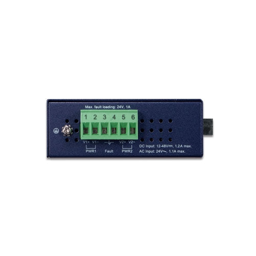 Planet ISW-621T IP30 Slim Type 4-Port Industrial Ethernet Switch + 2-Port 10