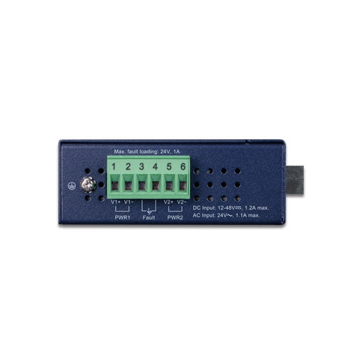 Planet ISW-621T IP30 Slim Type 4-Port Industrial Ethernet Switch + 2-Port 10