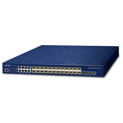 Planet SGS-6310-16S8C4XR Layer 3 16-Port 100/1000X SFP + 8-Port Gigabit TP/SFP combo