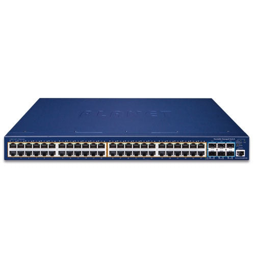 Planet SGS-6310-48P6XR Layer 3 48-Port 10/100/1000T 802.3at PoE + 6-Port 10G SFP+