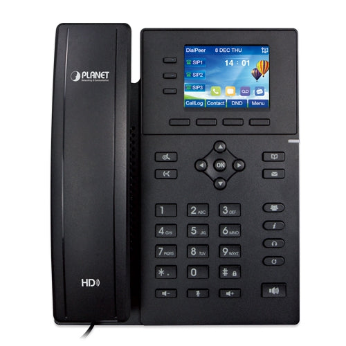 Planet VIP-1260PT High Definition Color POE Gigabit IP Phone: (2.8-inch Color