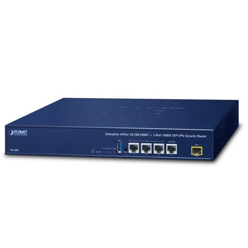 Planet VR-300F Enterprise 1-Port 1000X SFP + 4-Port 10/100/1000T VPN Security