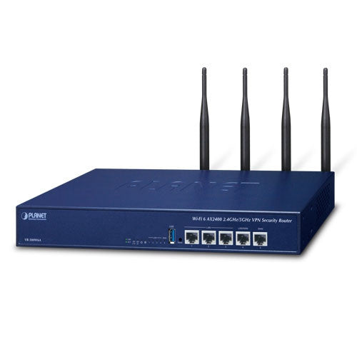 Planet VR-300W6A Wi-Fi 6 AX2400 2.4GHz/5GHz VPN Security Router