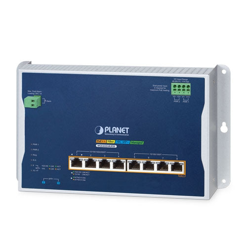 Planet WGS-6325-8UP2X IP30 Industrial L3 4-Port 2.5G 802.3bt PoE + 4-Port 10/100/1