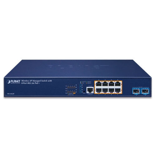Planet WS-1032P Wireless AP Managed Switch with 8-Port 10/100/1000T 802.3at