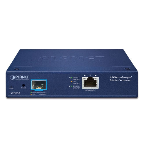 Planet XT-905A 1-Port 10G/5G/2.5G/1G/100BASE-T + 1-Port 10G/1GBASE-X SFP+ M