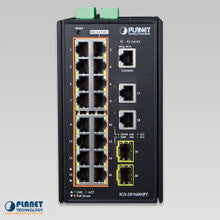 Planet IGS-20160HPT Industrial 16-Port Gigabit PoE SFP Managed Switch