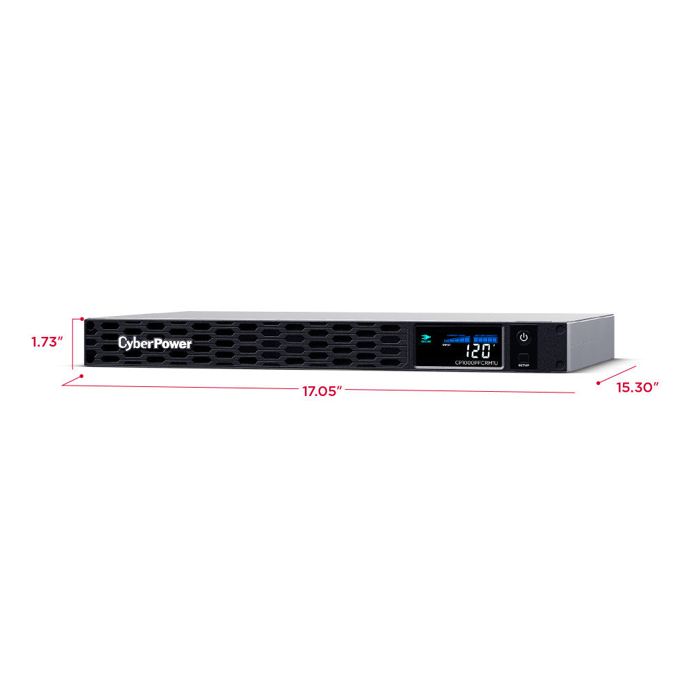 Cyber Power CP1000PFCRM1U PFC Sinewave UPS Series