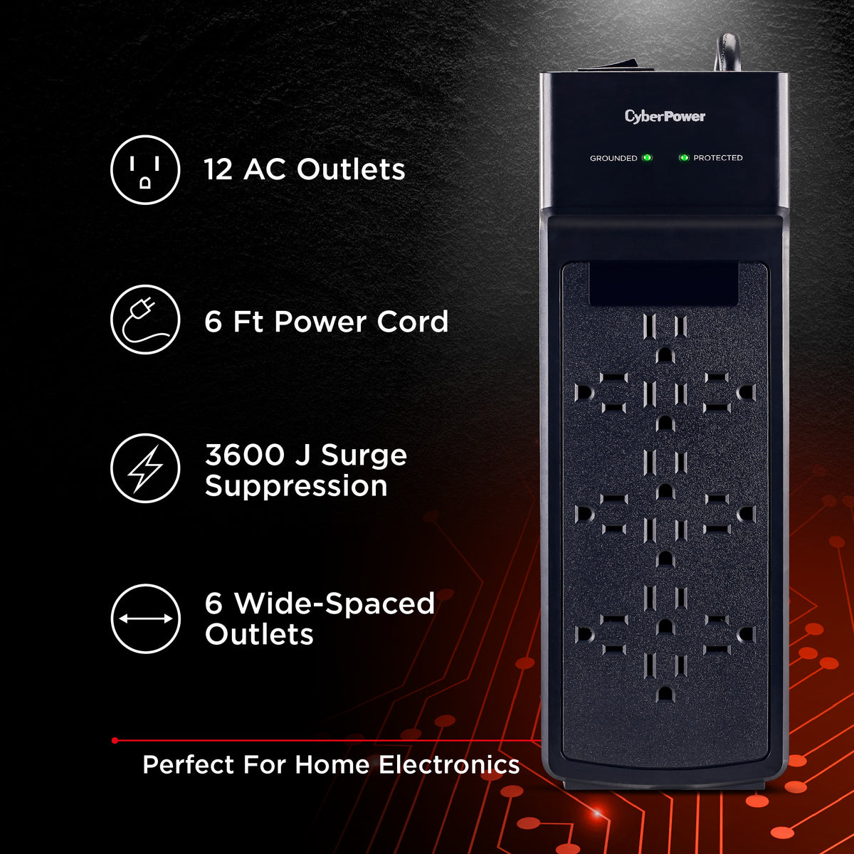 CyberPower CSB1206 Surge Protector