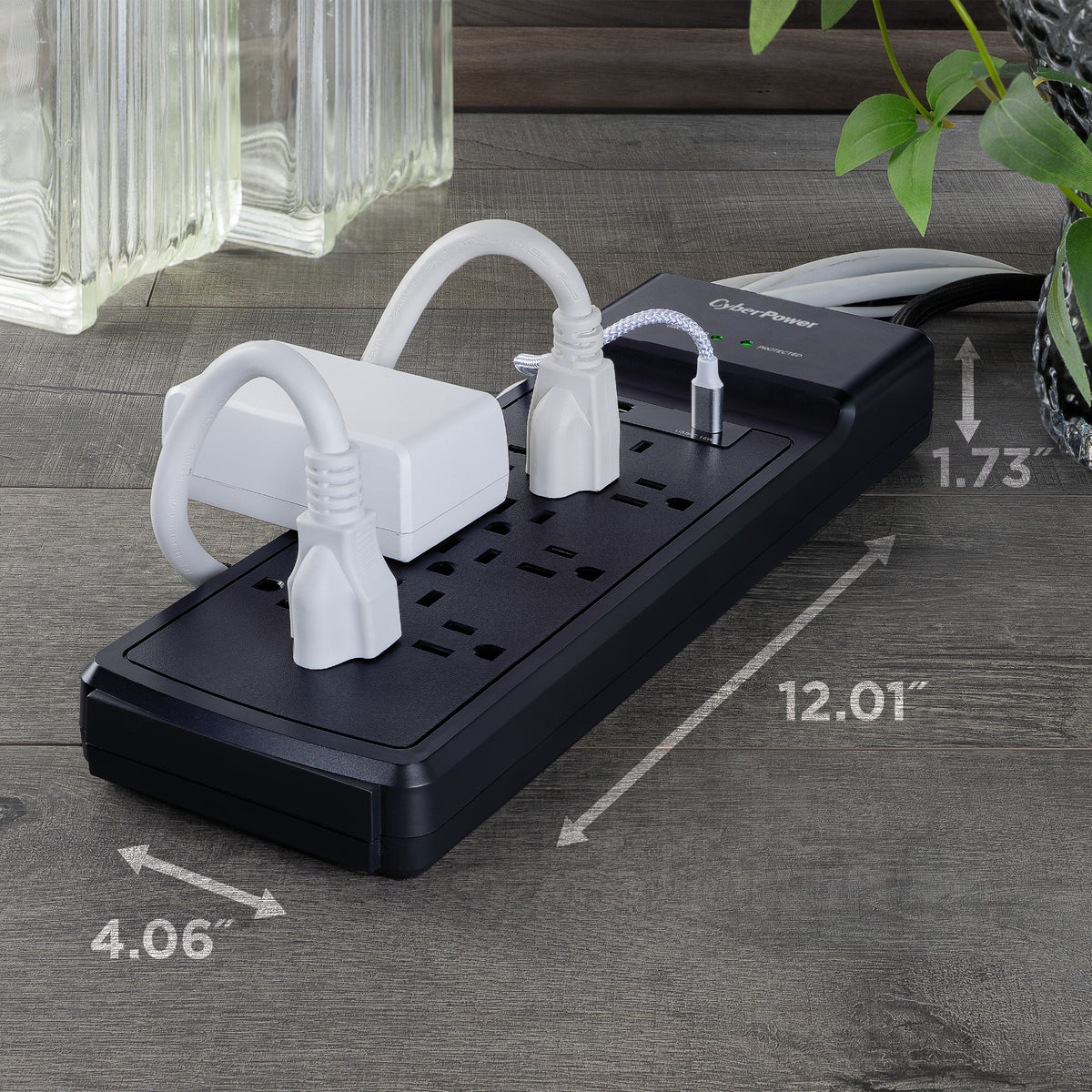 CyberPower CSP1206UC Surge Protector