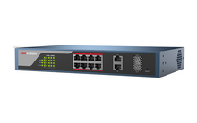 Hikvision DS-3E1310P-E Switch, Webmanaged,8 PortPoE